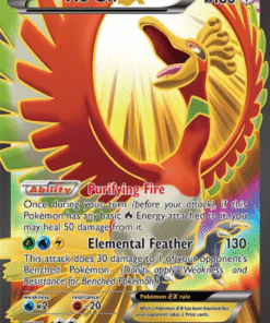 2016 Pokemon XY BREAKpoint Ho-Oh EX Full Art 121/122 Rare Ultra Holo NM